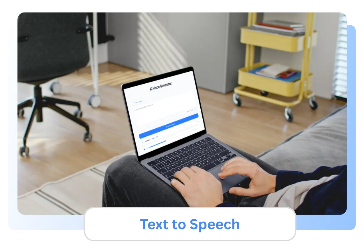 Transform Text into Speech with an AI Voice Generator